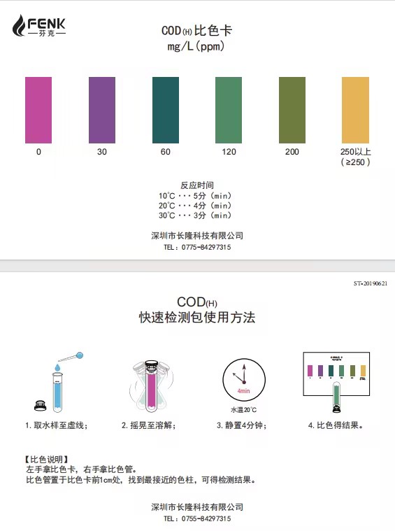 水质快速检测盒使用原理？